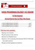&lpar;Versions 1&comma; 2&comma; and 3&rpar; HESI Pharmacology Exam 2025 Edition