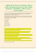 NBME 28 Test Review Test Bank &vert; 100 out of 100 &vert; Questions and Answers with verified Rationales &vert; GRADED A &vert; 100&percnt; Correct &vert; Latest Update