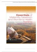 Test Bank for Essentials of Maternity&comma; Newborn&comma; and Women's Health Nursing&comma; 6th Edition by SUSAN RICCI isbn-9781975236328 Complete Guide Graded A&plus;