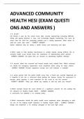 ADVANCED COMMUNITY HEALTH HESI