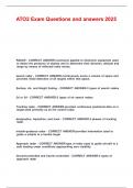 ATO2 Exam Questions and answers 2025&period;