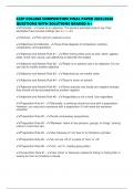 CLEP COLLEGE COMPOSITION FINAL PAPER 2025&sol;2026 QUESTIONS WITH SOLUTIONS GRADED A&plus;
