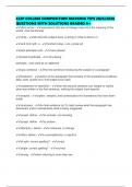 CLEP COLLEGE COMPOSITION MARKING TIPS 2025&sol;2026 QUESTIONS WITH SOLUTIONS GRADED A&plus;
