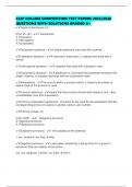 CLEP COLLEGE COMPOSITION STUDY GUIDE 2025&sol;2026 QUESTIONS WITH SOLUTIONS GRADED A&plus;