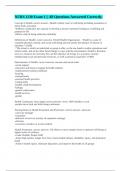 NURS 1130 Exam 1 &vert;&vert; All Questions Answered Correctly&period;