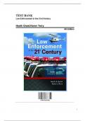 Test Bank for Law Enforcement in the 21st Century&comma; 4th Edition by Heath Grant&semi;Karen Terry&comma; 9780134158204&comma; Covering Chapters 1-13 &vert; Includes Rationales