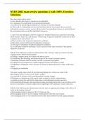NURS 2003 exam review questions &vert;&vert; with 100&percnt; Errorless Solutions&period;