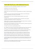 NURS 2003 Final Exam &vert;&vert; with Authenticated Answers&period;