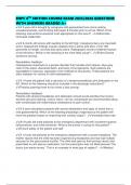 ENPC 6 TH EDITION COURSE EXAM 2025&sol;2026 QUESTIONS WITH ANSWERS GRADED A&plus;