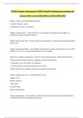 EMD-Q Quality Management &vert; EMD-Q Quality Management questions and answers 100&percnt; correct&vert; 2024-2025 LATEST UPDATED