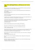 Step 1 First Aid Rapid Review &vert;&vert; All Answers Are Correct 100&percnt;&period;