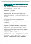 HONDROS 160 EXAM SCRIPT 2025&sol;2026 QUESTIONS WITH ANSWERS GRADED A&plus;