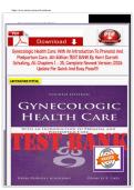 Gynecologic Health Care&colon; With an Introduction to Prenatal and Postpartum Care&comma; 4th Edition &mdash; Complete Test Bank &lpar;All Chapters 1&ndash;35&comma; Latest 2026 Update&rpar;