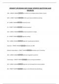 DROGIST OPLEIDING 2025 EXAM VERIFIED QUESTIONS AND ANSWERS
