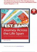 Test Bank Journey Across The Life Span Human Development and Health Promotion&comma;6th Edition Polan Taylor Chapters 1 - 14&period;pdf