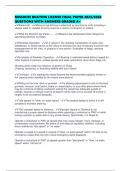 MISSOURI BOATING LICENSE FINAL PAPER 2025&sol;2026 QUESTIONS WITH ANSWERS GRADED A&plus;