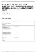SCCJA Block 1 Test 2025 REAL EXAM QUESTIONS &vert;MOST TESTED QUESTIONS AND CORRECT ANSWERS &vert;100&percnt; ACCURATE&vert;GET IT RIGHT&excl;&excl;