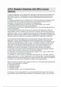 ANCC Domain 3 Questions with 100&percnt; Correct Answers&period;