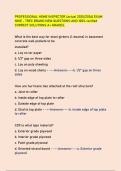 PROFESSIONAL HOME INSPECTOR &lpar;actual 2025&sol;2026&rpar; EXAM  NHIE - TREC BRAND NEW QUESTIONS AND 100&percnt; verified  CORRECT SOLUTIONS A&plus; GRADES&period;