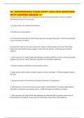 NC JURISPRUDENCE EXAM SCRIPT 2025&sol;2026 QUESTIONS WITH ANSWERS GRADED A&plus;