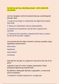 RIO BIO 156 &lpar;ACTUAL 2025&sol;2026&rpar; EXAM 1 WITH COMPLETE  SOLUTIONS