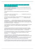 NCOA JNT-201S EXAM SCRIPT 2025&sol;2026 QUESTIONS WITH ANSWERS GRADED A&plus;