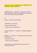 SAFE AGILIST &lpar;ACTUAL 2025&sol;2026&rpar; EXAM&sol; QUESTIONS WITH  ANSWERS &sol; ALREADY GRADED A&plus;&sol;