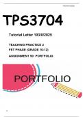 TPS3704 PORTFOLIO 2025 (TUT 103)