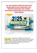 ALL THE COMSAE COMPLETE EXAM 2025&vert;  BRAND NEW ACTUAL EXAM WITH 100&percnt;  VERIFIED QUESTIONS AND CORRECT  SOLUTIONS&vert; GUARANTEED VALUE PACK&vert; ACE  YOUR GRADES&period; 