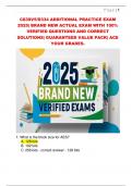 C839V5&sol;D334 ADDITIONAL PRACTICE EXAM  2025&vert; BRAND NEW ACTUAL EXAM WITH 100&percnt;  VERIFIED QUESTIONS AND CORRECT  SOLUTIONS&vert; GUARANTEED VALUE PACK&vert; ACE  YOUR GRADES&period;