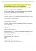 ONS&sol;ONCC CHEMOTHERAPY IMMUNOTHERAPY EXAM SCRIPT 2025&sol;2026 QUESTIONS WITH ANSWERS GRADED A&plus;