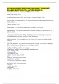 ONS&sol;ONCC CHEMOTHERAPY IMMUNOTHERAPY EXAM SHEET 2025&sol;2026 QUESTIONS WITH ANSWERS GRADED A&plus;