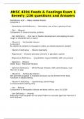 ANSC 4394 Exams
