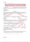 ICC U2 UST Decommissioning Exam Study Questions and Answers 2025