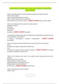 CCMA PRACTICE EXAM QUESTIONS AND COMPLETE SOLUTIONS  100&percnt; CORRECT