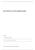 MILADY ESTHETICS STATE BOARD TEST DETAILED AND VERIFIED FOR GUARANTEED PASS &vert; GRADED A &vert; LATEST UPDATE