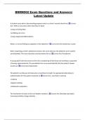 PACKAGE-&colon;&colon;BNMN502 EXAMS COMPLETE SOLUTIONS &vert; LATEST UPDATE
