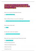 IHOP SOP FINAL EXAM Questions and Answers 100- Correct Answer GRADE A&plus; Latest Versions 2025 