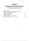 Samenvatting Routledge Contemporary Introductions to Philosophy  -  Wetenschapsfilosofie &lpar;S&lowbar;WF&rpar;