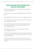 Instrument Stage 4 Exam Questions and  Answers&vert; Latest Update 