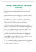 Instrument Stage 3 Questions and Answers  100&percnt; Solved 