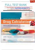       FULL TEST BANK For Brown and Mulholland&rsquo;s Drug Calculations&colon; Process and Problems for Clinical  Practice 11th Edition by Ann Tritak-Elmiger Latest Update Graded A&plus; 