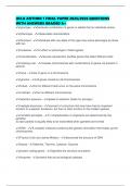 UCLA ANTHRO 1 FINAL PAPER 2025&sol;2026 QUESTIONS WITH ANSWERS GRADED A&plus;