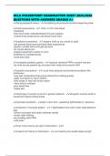 UCLA PHLEBOTOMY EXAMINATION SHEET 2025&sol;2026 QUESTIONS WITH ANSWERS GRADED A&plus;