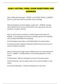 CAIB 4 ACTUAL FINAL EXAM