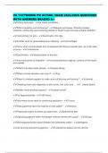 VA TATTOOING PSI ACTUAL EXAM 2025&sol;2026 QUESTIONS WITH ANSWERS GRADED A&plus;