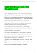 BESC 3010 Exam 1 with 100&percnt; Correct Answers 