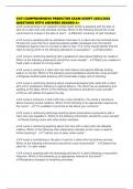 VATI COMPREHENSIVE PREDICTOR EXAM SCRIPT 2025&sol;2026 QUESTIONS WITH ANSWERS GRADED A&plus;