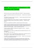 BESC 3010 Exam 3 Questions and Answers All Correct 