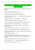 Ohio Advanced Manicure Exam question with answers